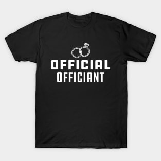 Wedding Officiant - Official Officiant T-Shirt